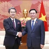 Dirigente parlamentario vietnamita recibe a presidente del Consejo Administrativo de JBIC