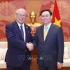 Presidente de la Asamblea Nacional recibe al asesor especial de la Alianza de Diputados Japón-Vietnam