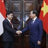 Efectúan reunión entre viceprimeros ministros de Vietnam y Singapur