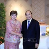 Presidente se reúne con líderes de Hong Kong y FMI al margen de 29 Reunión de APEC