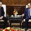 Presidente vietnamita recibe a embajadores de Azerbaiyán y Brunei 