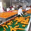 Exportación de verduras y frutas procesadas de Vietnam supera mil millones de USD
