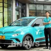 Inauguran primera marca de taxis puramente eléctricos en Vietnam