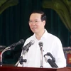 Presidente de Vietnam visita modelo de renovación rural en la provincia de Nam Dinh