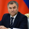 Presidente de Duma Estatal de Rusia visitará Vietnam