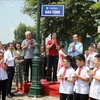 Dos calles de provincia de Bac Giang llevan nombres de periodistas de VNA