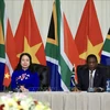Vicepresidenta de Vietnam se reúne con homólogo sudafricano