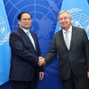 Primer ministro de Vietnam se reúne con secretario general de la ONU