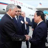 Presidente de Duma Estatal de Rusia llega a Hanoi para iniciar una visita oficial