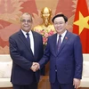 Presidente parlamentario vietnamita recibe a ministro argelino 