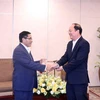 Dirigente de Ciudad Ho Chi Minh recibe a delegación del Partido Comunista Peruano