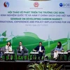 Vietnam promueve cooperación internacional en desarrollo de mercado de carbono