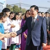 Presidente del Parlamento vietnamita continúa visita de trabajo en Laos