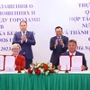 Amplían cooperación entre capitales de Vietnam y Belarús
