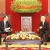 Máximo dirigente partidista de Vietnam recibe al primer ministro de Belarús