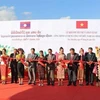 Inauguran en provincia de Laos parque financiado por localidad vietnamita 