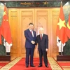 Máximos dirigentes partidistas de Vietnam y China se felicitan por el Tet