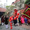 Celebran diversas actividades con motivo del Tet en casco antiguo de Hanoi