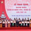 Artistas del Pueblo son activo precioso del país, resalta presidente de Vietnam