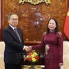 Presidenta interina recibe al saliente embajador japonés