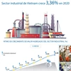 Sector industrial de Vietnam crece 3,36 por ciento en 2020