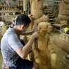 Arte de la escultura de madera de Tay Nguyen