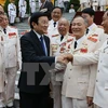 Le président Truong Tan Sang rencontre des généraux de la police