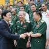 Le chef de l’Etat reçoit des anciens combattants de deux divisions héroïques