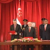 Singapour : le Premier ministre Lee Hsien Loong prête serment