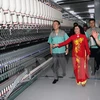Tay Ninh : inauguration d'une usine de fibres textiles