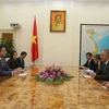 Le vice-Premier ministre Hoang Trung Hai reçoit l'ex-Premier ministre britannique Tony Blair