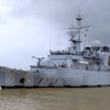 Un navire de la Marine nationale française à Da Nang