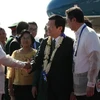 Truong Tan Sang arrive à Manille pour participer au 23e Sommet de l’APEC