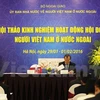 Colloque sur les activités d'associations des Vietnamiens à l’étranger