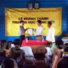 Inauguration d’une école flottante pour les enfants de Viet kieu au Cambodge