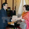 Le président Truong Tan Sang promeut le développement des relations Vietnam-Inde