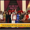 Journée de l'"ao dài" vietnamien en Californie