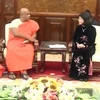La vice-présidente du Vietnam reçoit des amis sri lankais