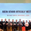Réunion de hauts officiels (SOM) de l'ASEAN au Laos
