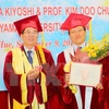 Remise du titre de professeur honoris causa ​à deux professeurs japonais