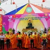 Réception de la statue du Bouddha de Jade pour la paix universelle à Vinh Phuc