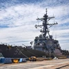 Un navire de la Marine américaine jette l’ancre à Da Nang 