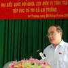 Le Président du Front de la Patrie du Vietnam rencontre l’électorat à Trà Vinh