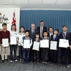 Des élèves vietnamiens honorés à l’ambassade d’Australie 