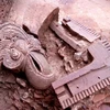 Un four de matériaux de construction de la dynastie des Tran découvert à Yen Bai