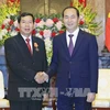 Le président vietnamien reçoit le président de la Cour populaire suprême du Laos