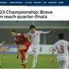 Football : la presse salue la performance de l'U23 Vietnam