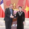 Nguyen Thi Kim Ngan reçoit des dirigeants parlementaires du Cambodge et du Chili