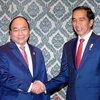 Le PM vietnamien rencontre les dirigeants cambodgien et indonésien en Inde