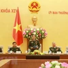 Un vice-président de l'AN rencontre des anciens combattants au front Vi Xuyên